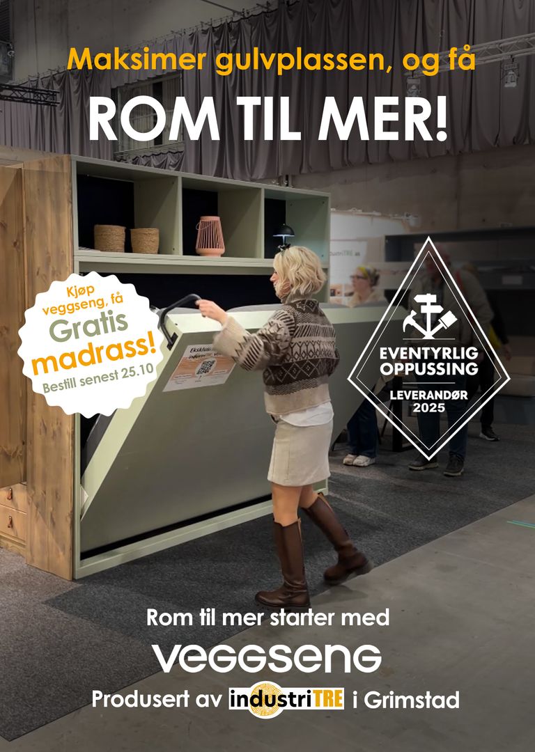 Skap rommet du trenger, og behold komforten. God plass er tidløst. Veggseng.