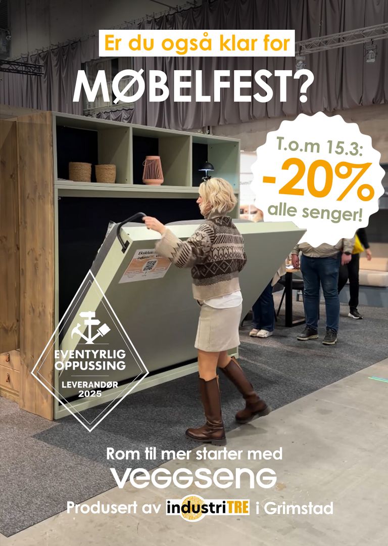 Skap rommet du trenger, og behold komforten. God plass er tidløst. Veggseng.